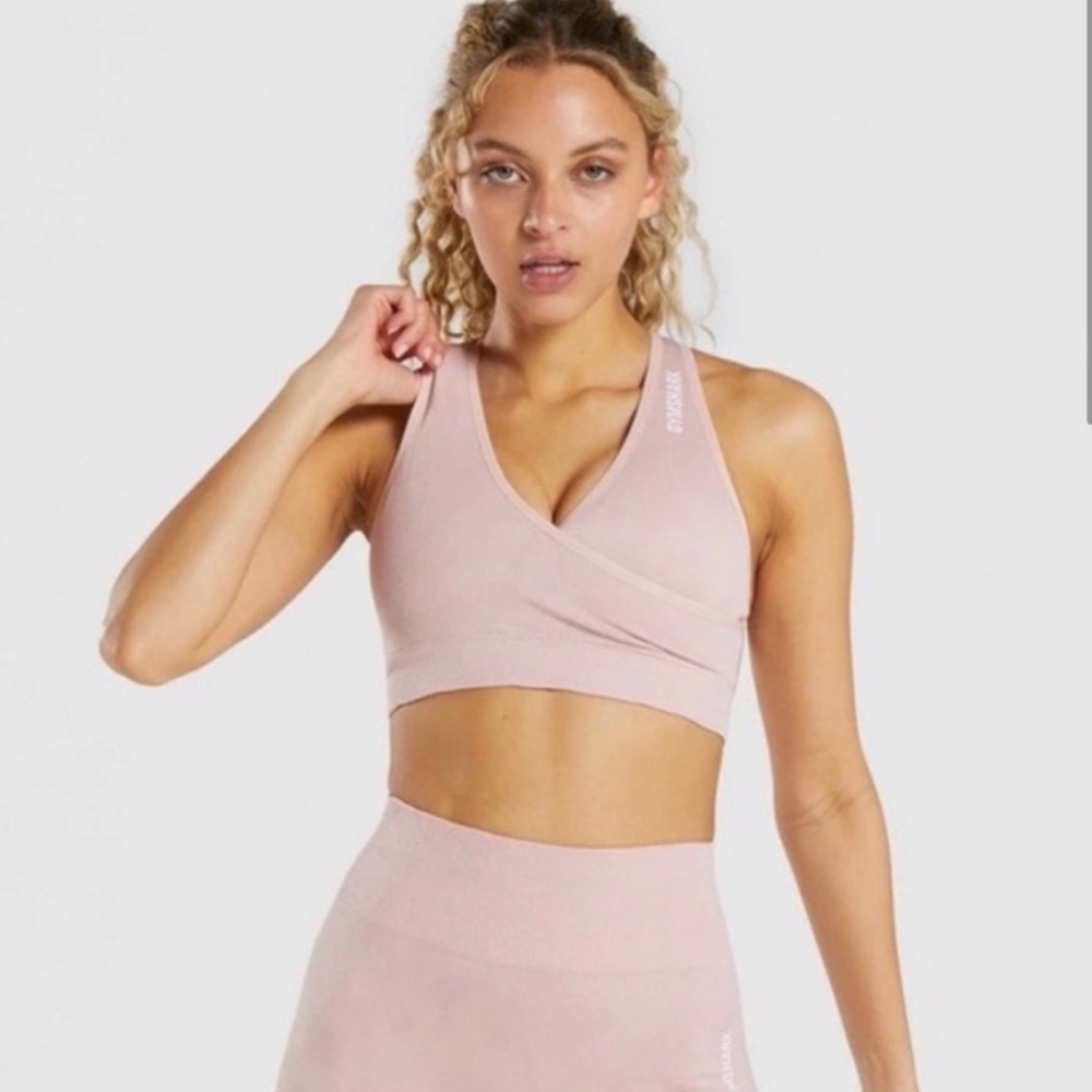 Gymshark Adapt Camo Pink Bra